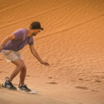 Varzaneh Desert sandboarding